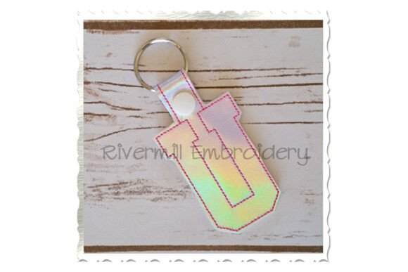 Download ITH Snap Tab Keychain - Letter U - Premium Resources