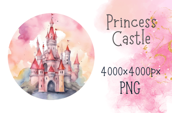 Download Fairytale Princess Castle Pink Blue - Princess castle Collection