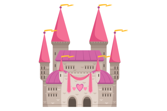 Download Princess Castle. Cute Cartoon Fairytale - Premium Bundle